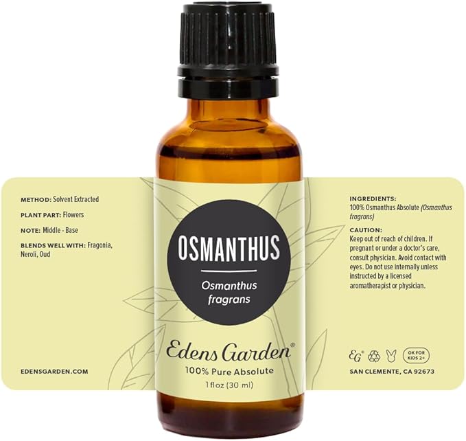 Edens Garden Osmanthus Essential Oil- 100% Pure Premium Grade, Undiluted, Natural, Therapeutic, Aromatherapy, The Best for Diffuser, Skin, Face, Hair 30 ml (1 fl oz)-Velvo Beauty