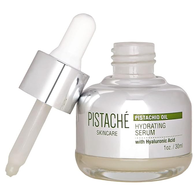 Pistaché Skincare Pistachio Oil Dewy Face Beauty Duo Set + Hyaluronic Acid Face Serum & Face Moisturizer + Hydrates and Nourishes + Vitamin E + Antioxidant-Velvo Beauty