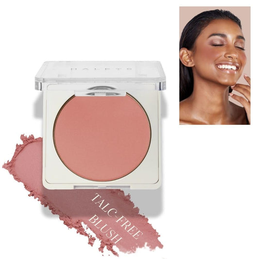 HALEYS Re-pop Smoothing Powder Blush (Love Bite) - Pigmented, Easy Blending, Longwear, Buildable, Talc-Free, V + CF-Velvo Beauty