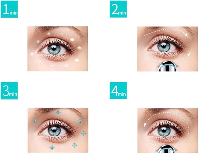 Eye Face Massage Tool Wand Pen, Portable Electric Eye Lift Wand Heated Warm Eye Lip Massager Vibration Skin Care Tool for Eyes-Velvo Beauty