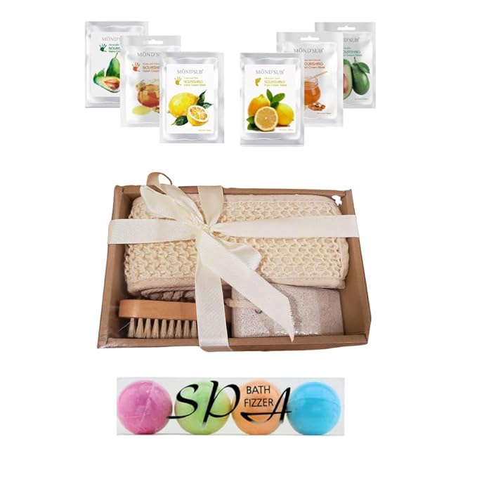Body Care, Skin Care for Women, Bath Bombs, Hand Mask, Foot Mask, Loofah, Pumice Stone, Body Brush-Velvo Beauty