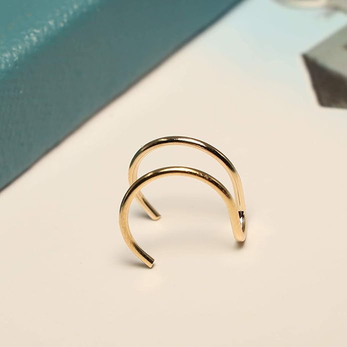 Cute Non-pierced Earrings Ear Cuff Ear Clip Minimalist Unilateral Earrings Cartilage Unique Ear Crawler Ear Climber Fashion Gold Ear Jewelry for Women-Velvo Beauty