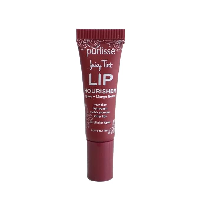 Purlisse Juicy Tint Lip Nourisher - Tinted Lip Moisturizer (Berry Shine)-Velvo Beauty
