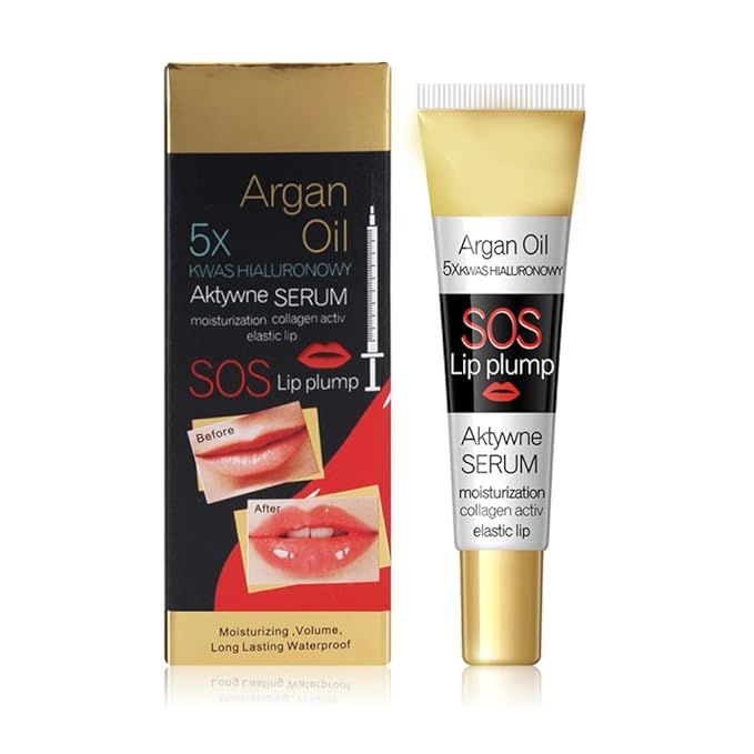 GL-Turelifes Lip Plumper Lip Gloss, Lip Maximizer Plumper Lip Extreme Volume, Heathly Enhancer Hydrated Lips, Moisturize, Refine Dryness Wrinkles Enhances Plump Gloss-Velvo Beauty