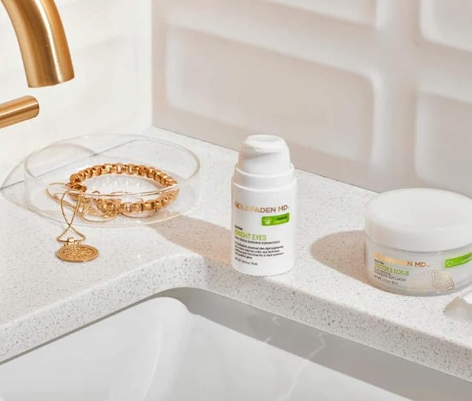 GOLDFADEN MD Duo Kit Bright Eyes and Doctors Scrub for Radiant Healthy Looking Skin-Velvo Beauty