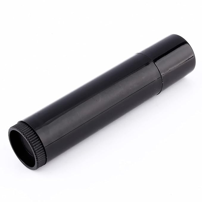 100PCS 5ml Chapstick Containers,Empty Lip Balm Tubes Empty Chapstick Tubes Clear Black White Empty Lipstick Lip Balm Container Tube-Velvo Beauty