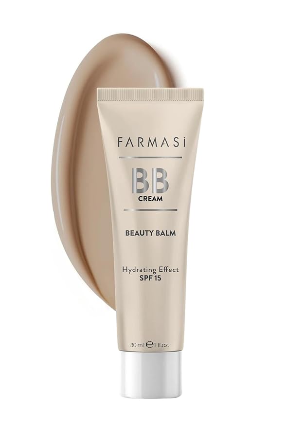 FARMASi Make Up BB Cream Beauty Balm, Full-Coverage Foundation, Concealer, Moisturizer BB Cream for All Skin Types, 1 fl. oz. / 30 ml (Medium)-Velvo Beauty