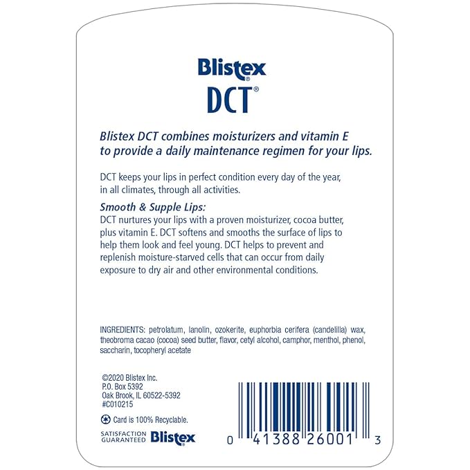 Blistex DCT Daily Conditioning Treatment, 0.25 oz (Bundle of 4)-Velvo Beauty