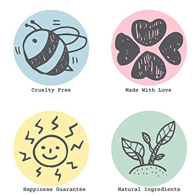 Bella & Bear Tropical Travel Pack, Self Care Kit, Includes Cruelty Free Shampoo, Conditioner, Body Scrub, Face Mask,1oz, Pack of 4-Velvo Beauty