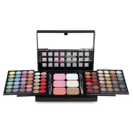 Pro Makeup Gift Set All in One Makeup Kit Cosmetic Contouring Kit 78 Colors Eyeshadow Palette with Face Blush, Lipgloss, Concealer and Eyeshadow Brushes- Ideal Holiday Gift Set#1-Velvo Beauty