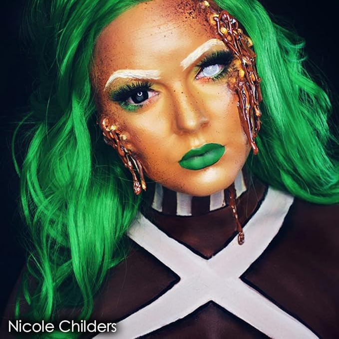 Mehron Makeup Paradise Makeup AQ Refill Size | Stage & Screen, Face & Body Painting, Beauty, Cosplay, and Halloween | Water Activated Face Paint, Body Paint, Cosplay Makeup .25 oz (7 ml) (MANGO)-Velvo Beauty