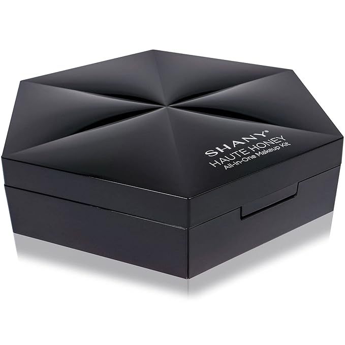 SHANY Haute Honey Makeup Set - All-in-One Makeup Kit with 80 Eyeshadows, 32 Lip Colors, 6 Gel Eyeliners, 4 Face Powders, 4 Blushes, and 4 Eyebrow Powders-Velvo Beauty