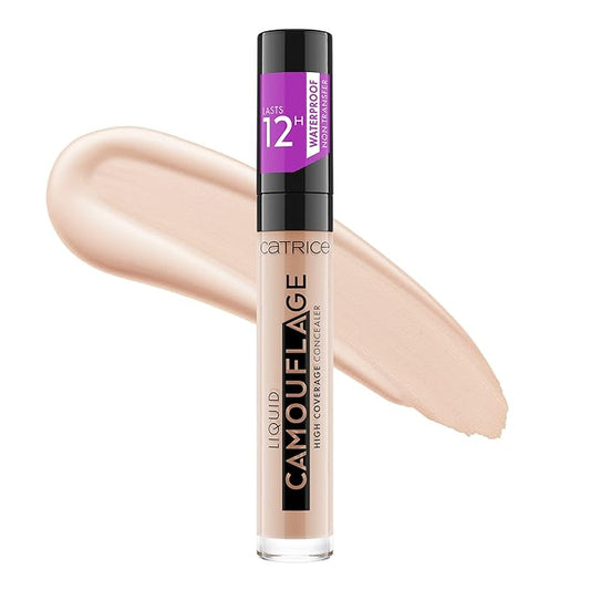 Catrice | Liquid Camouflage High Coverage Concealer | Ultra Long Lasting Concealer | Oil & Paraben Free | Cruelty Free (007 | Natural Rose)-Velvo Beauty