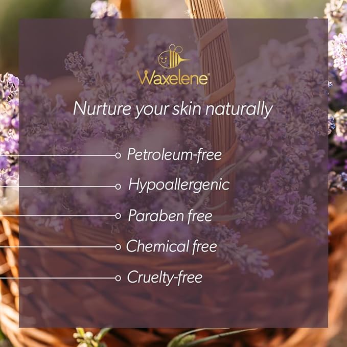 Waxelene Lavender Aerated Lip Balm Tin 4 Piece, Best Lip Balm Ever Organic Calming Multipurpose Ointment Baby Eczema Dry Skin Face Moisturizer-Velvo Beauty