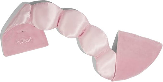 Nodpod Gentle Pressure Silk Sleep Mask | Patented Light Blocking Design for Sleeping, Travel & Relaxation | Bead Filled, Machine Washable (Petal)-Velvo Beauty