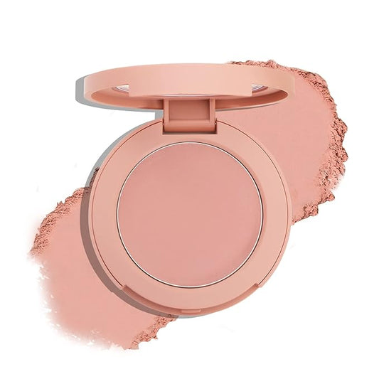 Boobeen Powder Blush, Single Color Blush Face Blush Palette Matte Baked Cream Blush Makeup Powder, High Pigment Pressed Blush for Create a Natural Cheek Flushed Look-Velvo Beauty