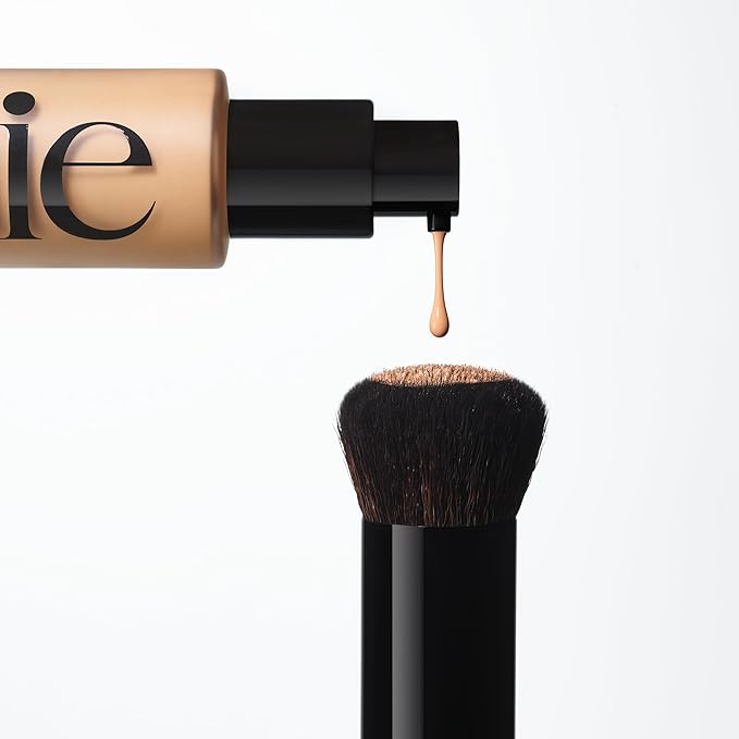 Saie The Base Foundation Brush for Liquid Makeup - Ultra-Soft Makeup Brush with Cruelty-Free, Synthetic Bristles - Designed for Foundation, Skin Tints & Cream Bronzers (1 Count)-Velvo Beauty