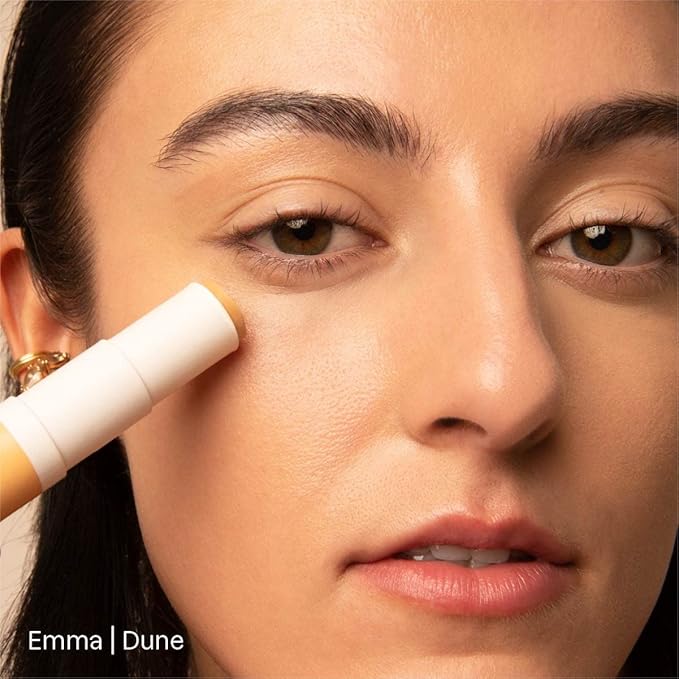 ATTITUDE Oceanly Light Coverage Under Eye Concealer Stick, Titanium Dioxide-Free, EWG Verified, Plastic-Free, Vegan & Cruelty-free Makeup, Dune, 0.2 Ounces-Velvo Beauty