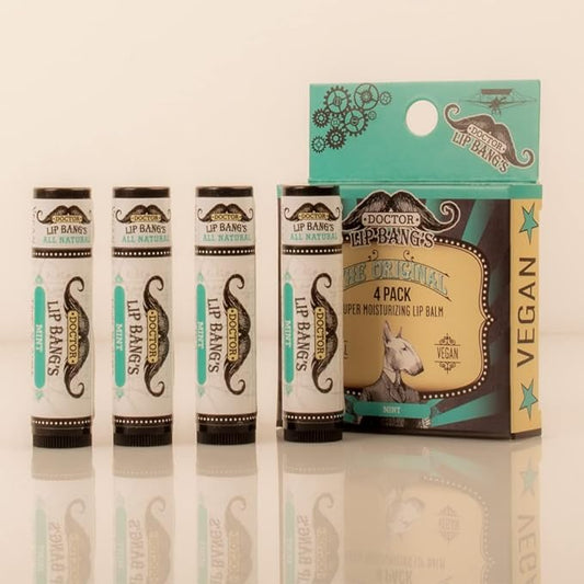 Super Moisturizing Lip Balm | 4 Pack | Mint-Velvo Beauty