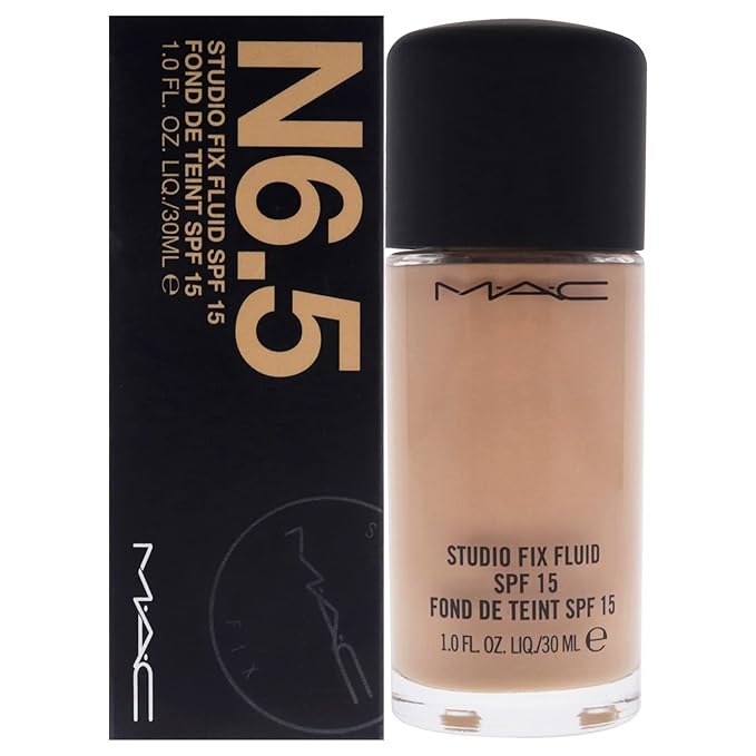 MAC Studio Fix Fluid SPF 15 - N6.5 Foundation Women 1 oz-Velvo Beauty