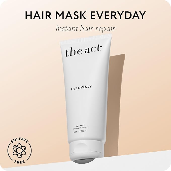 Everyday 2-in-1 Hair Mask Conditioner - Deep Hydration, Repair, Nutrition for All Hair Types - Enriched with Avocado & Coconut Oils 6.8 Fl oz-Velvo Beauty