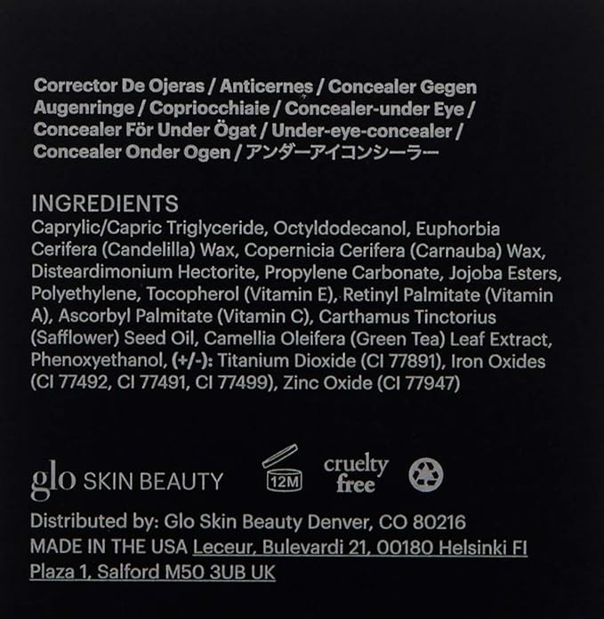 Glo Skin Beauty Under Eye Concealer Duo | Custom Blend Corrects & Conceals Dark Circles & Redness | Talc-Free Formula for All Skin Types Sand 0.11 Ounce (Pack of 1)-Velvo Beauty