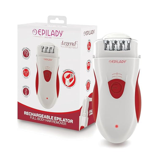 Epilady Legend 4 | Cordless Epilators Hair Removal for Women, 2 Speed Bikini Trimmer, Electric Shaver for Women, Rechargeable Body Hair Remover-Velvo Beauty