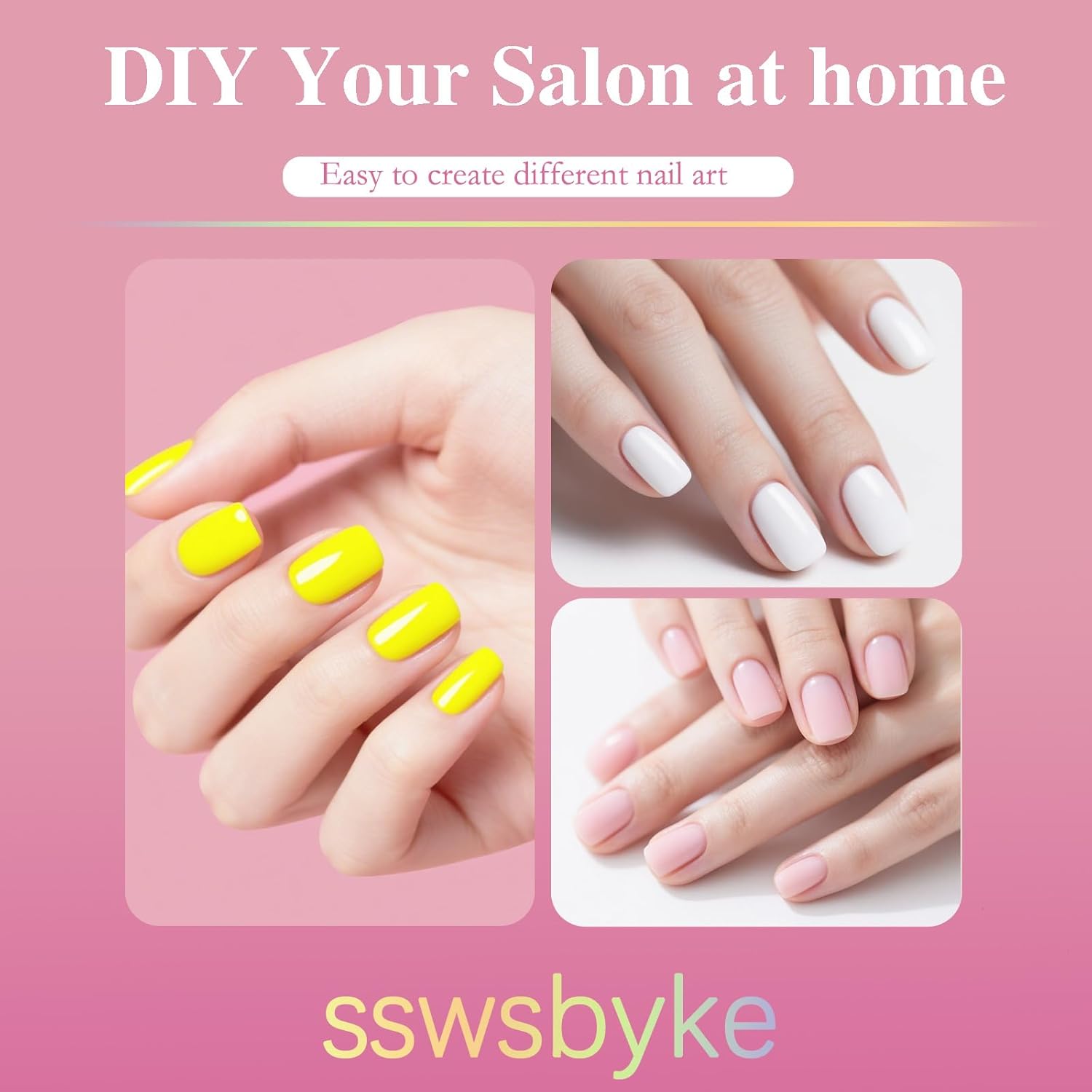 Extra Short Square Nail Tips, SSWSBYKE Gel Acrylic Nail Tips for Full Cover Pre-Shaped Fake Nails Tips Half Matte Press On Nails for Extension Home DIY Salon 300pcs 15 Sizes-Velvo Beauty