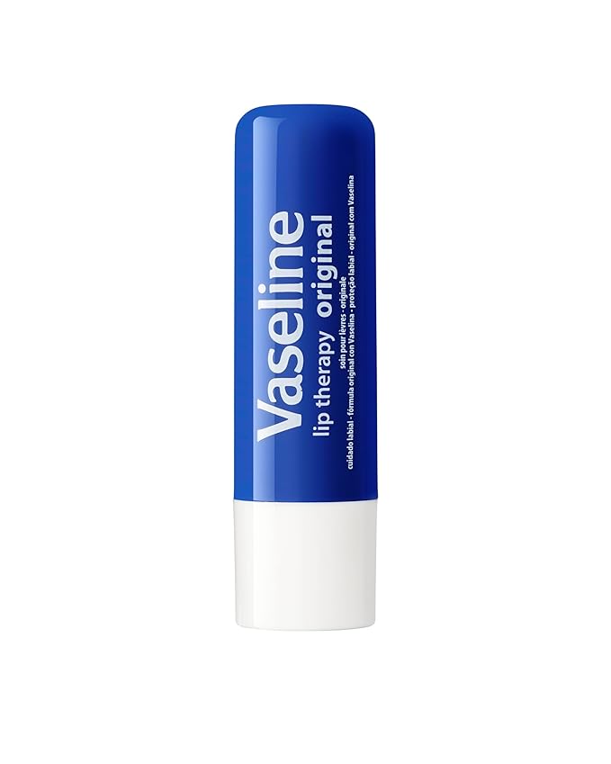 Vaseline Lip Therapy Care Original, Fast-Acting Nourishment, Ideal for Chapped, Dry, Cracked, or Damaged Lips, Lip Balm, 2-Pack of 2, 0.16 Oz Each, 4 Lip Balms-Velvo Beauty