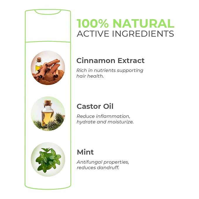 Capillus Enrich Serum, Hair Growth Serum for Hair Loss and Regrowth, Castor Oil and Cinnamon Extract help Strengthen Hair Follicles and Reverse Hair Loss & Hair thinning-Velvo Beauty