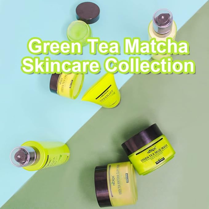 Green Tea Matcha Lip Sleeping Mask Overnight with Applicator, Dry Lips Treatment with Coconut Oil, Vitamin E, Fig Extract, Orchid, and Shea Butter, Moisturizer for Dry, Chapped, Cracked Lips-Velvo Beauty