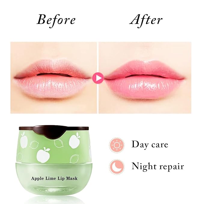 2 PCS Bee Lip Balm Honey Pot, Strawberry & Honey Lip Sleeping Masks Overnight, Hydrating Prevention Dry and Cracked Lip Scrubs Exfoliator Lip Care, Reduces Lip Lines-Velvo Beauty