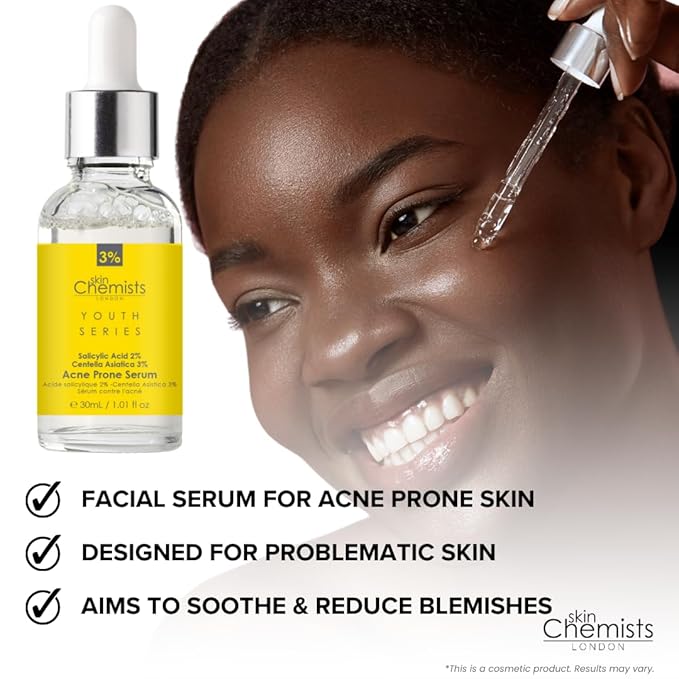 Skin Chemists Acne Prone - Salicylic Acid 2%, Centella Asistica 3%-Velvo Beauty