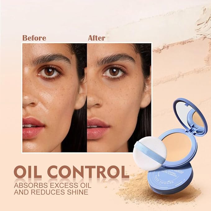 Pressed Matte Face Powder Makeup & Setting Powder for Poreless Wrinkle Blurring Contour Concealer Finishing,Lightweight,High Coverage,Shine Control, N.W 10g (03#)-Velvo Beauty