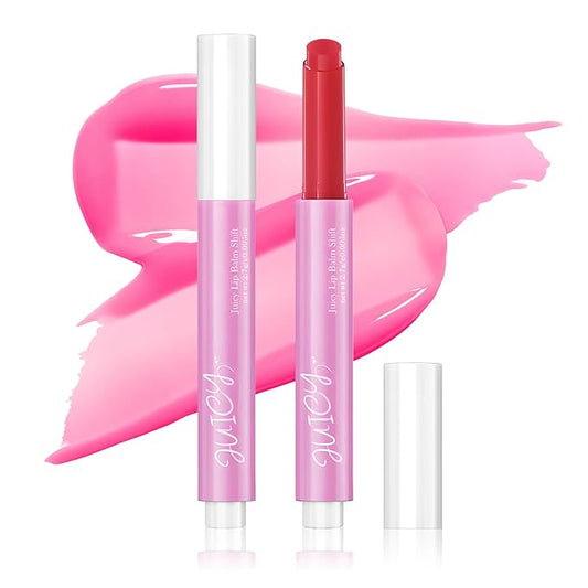 DAGEDA Tinted Lip Balm, Moisturizing Magic Color Changing Lipstick, Soothing Hydrating Lip Balm Tinted, Glossy Lip Plump Gloss Butter Balm, Lightweight, Non-Greasy, 02-Velvo Beauty