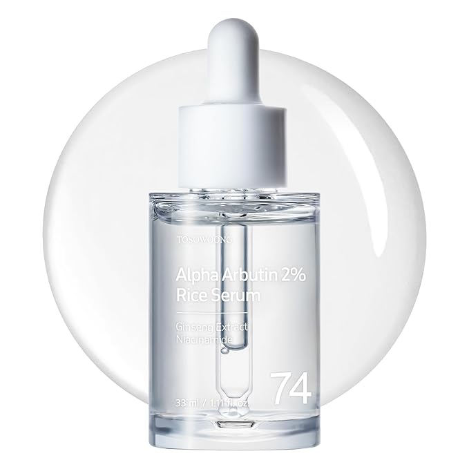 Alpha Arbutin 2% Rice Serum, Rice 746,074ppm, Alpha-Arbutin 20,000ppm, Glow, Glass skin, Pigmentation, Acne Marks, Dark Spots, Even Skin Tone, Hydrating, Korean Skin Care, 33ml / 1.11 fl.oz.-Velvo Beauty