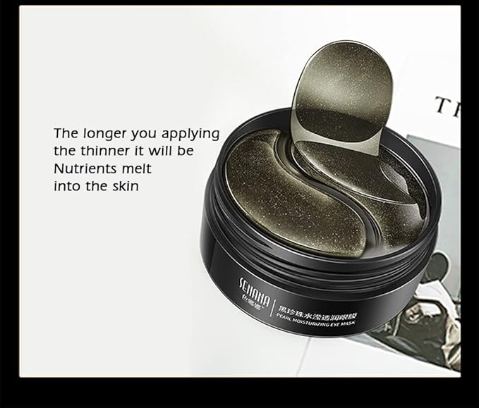 Senana MarinaUnder Eye Masks, Eye Lines And Moisturizing Eye Patches, Moisturizing, Nourishing, Improving Eye Bags, Dark Eye Circles, Under Eye Gel Pads with Collagen Hyaluronic Acid (60 Pieces) (PEARL MOISTURIZING Collagen)-Velvo Beauty