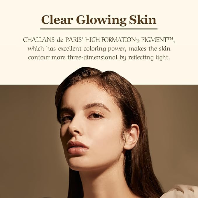 [CHALLANS de PARIS] Cushion de LUMINÁRE Cushion Foundation – 21 Bright Ivory | Radiant Glow, Full-Coverage, Lightweight Adhesion, Long-Wear, Luminous Finish, Korean Makeup, 0.53 oz-Velvo Beauty