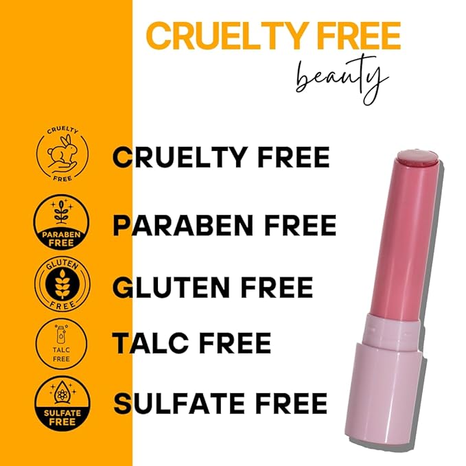 Lip Balm Hydrating for Dry and Chapped Lips Tinted Subtle Color Non-Sticky Juicy Finish | Pink, 1 Count (Pack of 1)-Velvo Beauty