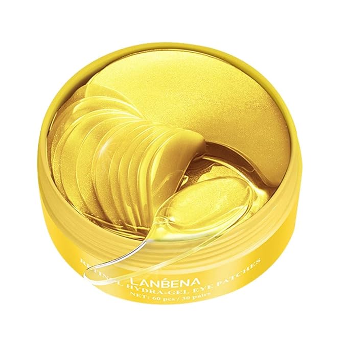 30 Pairs Hyaluronic Acid Collagen Eye Mask,Moisturizing Brightening Eye Mask, Eyes Treatment for Reducing Dark Circles, Lighten Wrinkles Anti-Aging, Fine Lines Eye Bags Puffiness for Women Men-Velvo Beauty