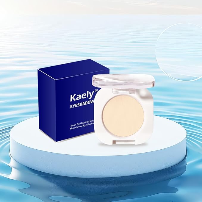 Nude Beige Single Matte Eyeshadow Makeup, Neutral Powde Eye Shadow for Women, Smoky Beige Matte Singles Eyeshadow Palette Pigmented Waterproof,sombras para ojos,Girls Monochrome Eyeshadows Gift-Velvo Beauty