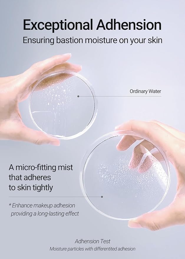 JUNG SAEM MOOL Essential Mool Micro Fitting Face Mist 1.86 Fl Oz, Ultra-Fine Hydrating Makeup Setting Spray with Thermal Spring Water, Long-Lasting Fixing Power Dewy Glow Primer, Korean Face Mist-Velvo Beauty