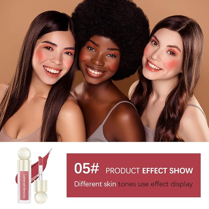 Liquid Blush, Cream Blush For Cheeks, Soft Pinch Liquid Blush, Skin Tint Blush Makeup, Easy To Blend And Color, Long-Lasting, Natural-Looking (05#)-Velvo Beauty