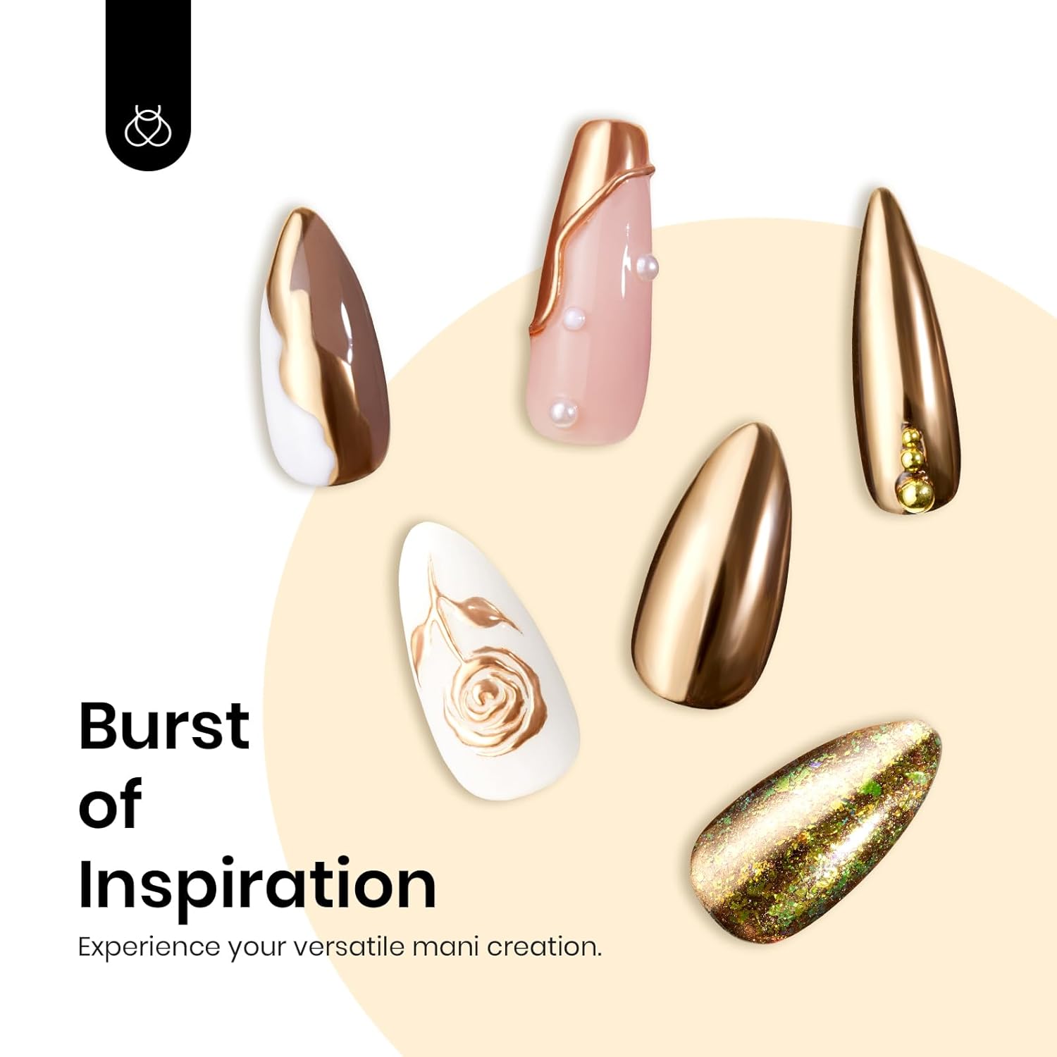 Beetles Beauty & Personal Care›Foot, Hand & Nail Care›Nail Art & Polish›Nail Art Accessories›Glitters Gold Chrome Powder for Nails Metallic Nail Polish 1g Chrome Nail Powder Mirror Effect Nail-Velvo Beauty