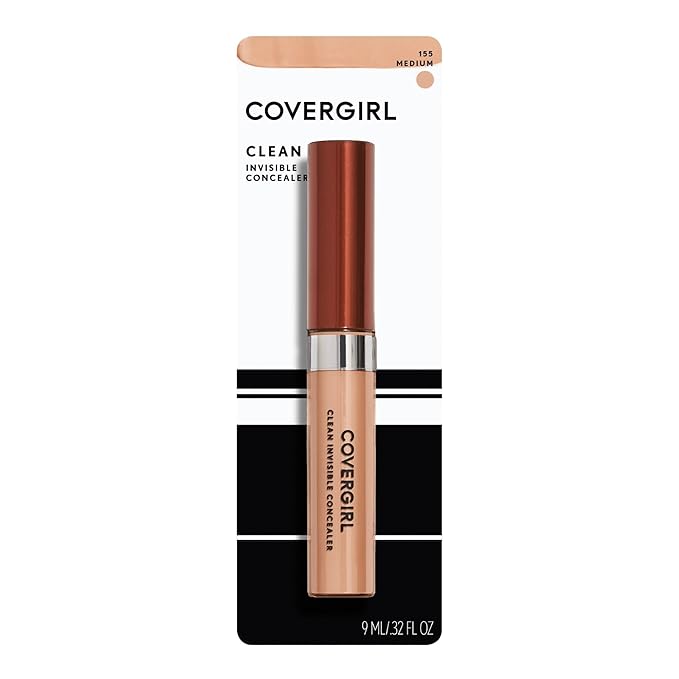 COVERGIRL Clean Invisible Lightweight Concealer Medium, .32 oz (packaging may vary)-Velvo Beauty