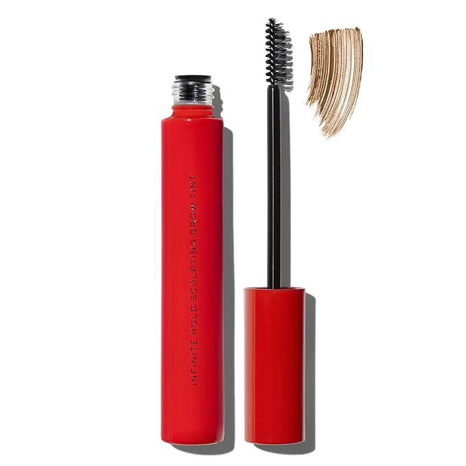 MAKE Beauty Infinite Hold Brow Tint. Taupe Eyebrow Gel with Brush. Sculpt, Define, and Set Eyebrows - All-Day Wear-Velvo Beauty