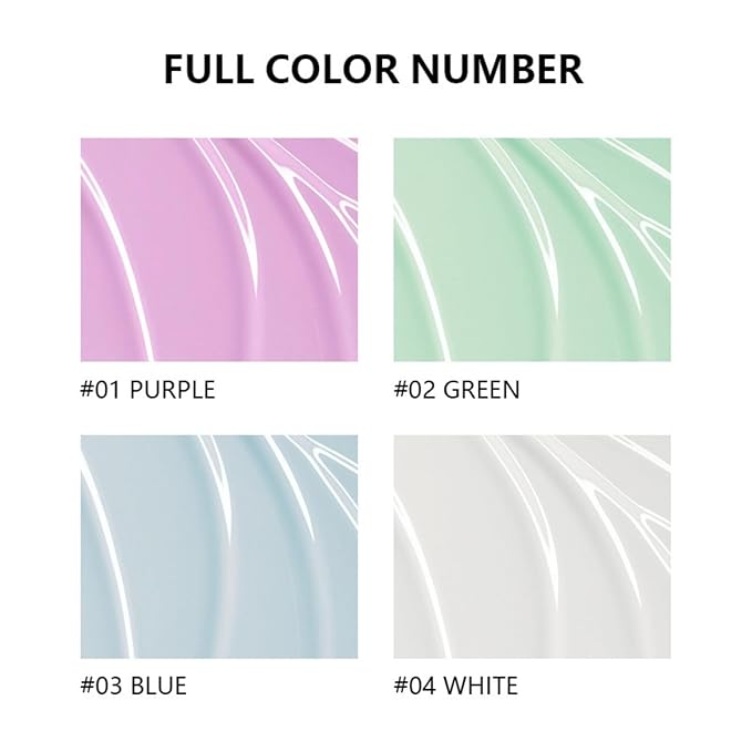 MAEPEOR Moisturizing Face Primer 4 Colors Long Lasting Matte Face Primer For Neutralizing Uneven Skin Tones & Brightening Complexion (02 Green)-Velvo Beauty