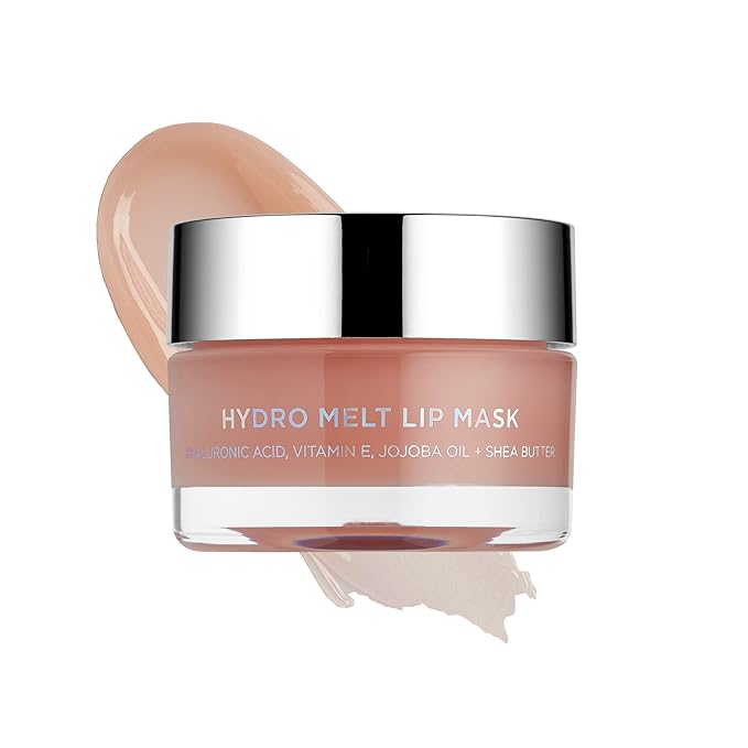 Sigma Beauty Hydro Melt Lip Mask - Hush - Lip Sleep Mask or Day Mask - Plumps, Hydrates and Adds Shine - Leave On Lip Mask with Hyaluronic Acid, Vitamin E, Jojoba oil, and Shea Butter-Velvo Beauty