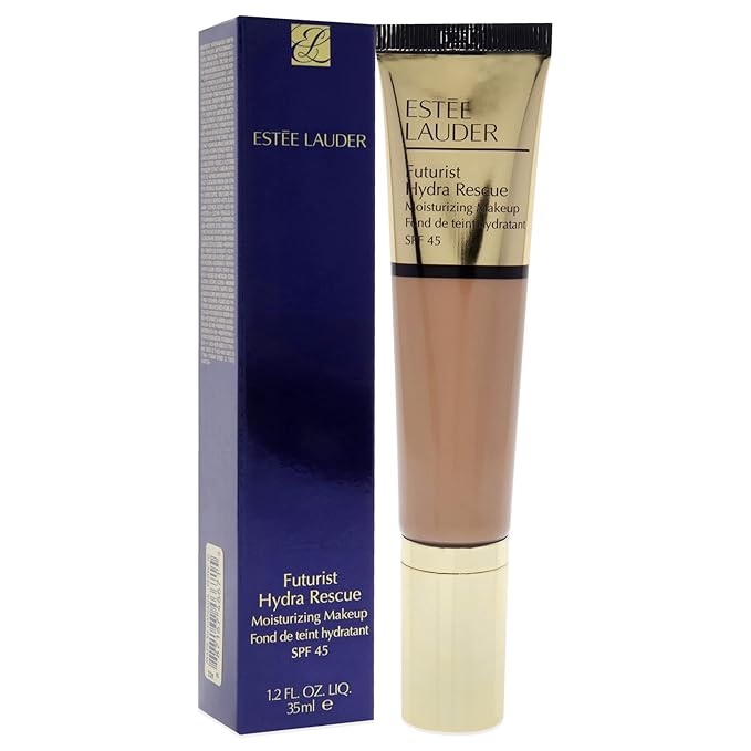 Estée Lauder Futurist Hydra Rescue Moisturizing Foundation SPF 45, 12 Hour Glow, 1.2 oz., 3N1 Ivory Beige-Velvo Beauty