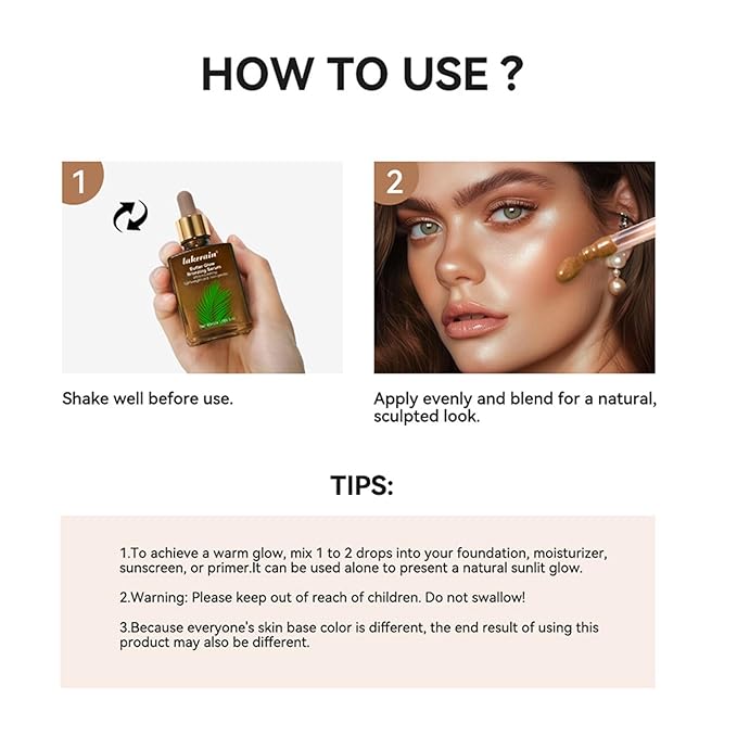 Butter Glow Bronzing Serum, Facial Bronzing Serum, Bronzing Drops For Face, Face Bronzing Drops, For Radiant, Natural, Sunkissed Complexion-Velvo Beauty